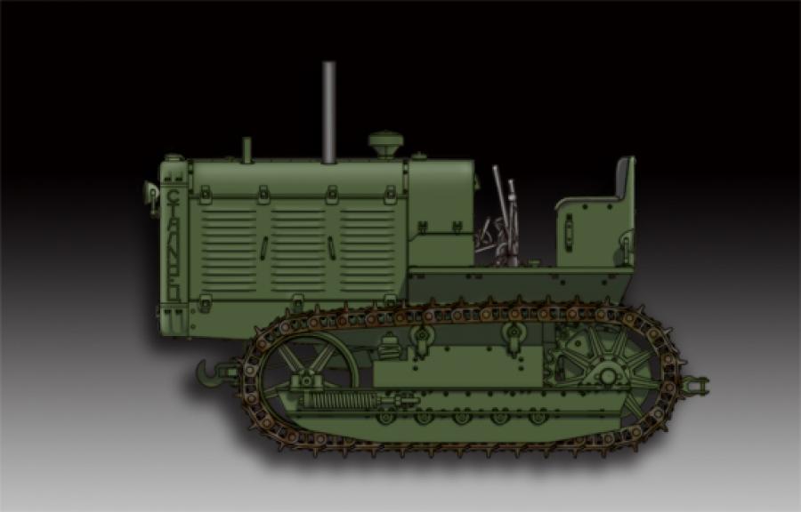 Trumpeter 1:72 Russian ChTZ S-65 Tractor