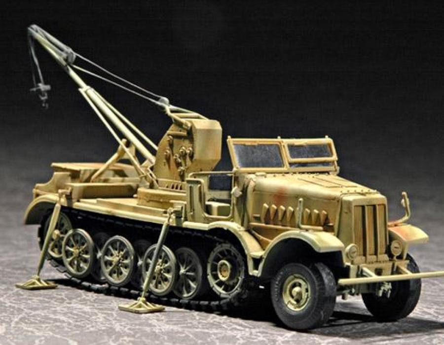 Trumpeter 1:72 Drehkran 6t auf Zugkraftwagen 18t (Sd.Kfz. 9/1)