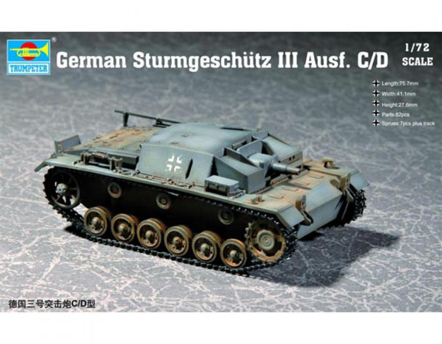 Trumpeter 1:72 German Sturmgeschütz III Ausf. C/D