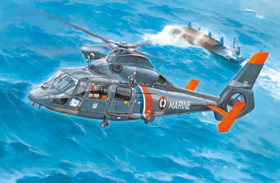 Trumpeter 1:35 AS365N2 Dolphin 2 Helicopter