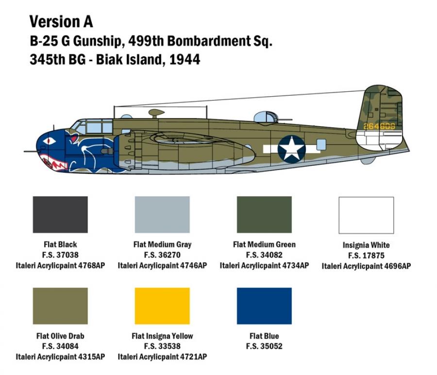 Italeri 1/48 B-25G MITCHELL