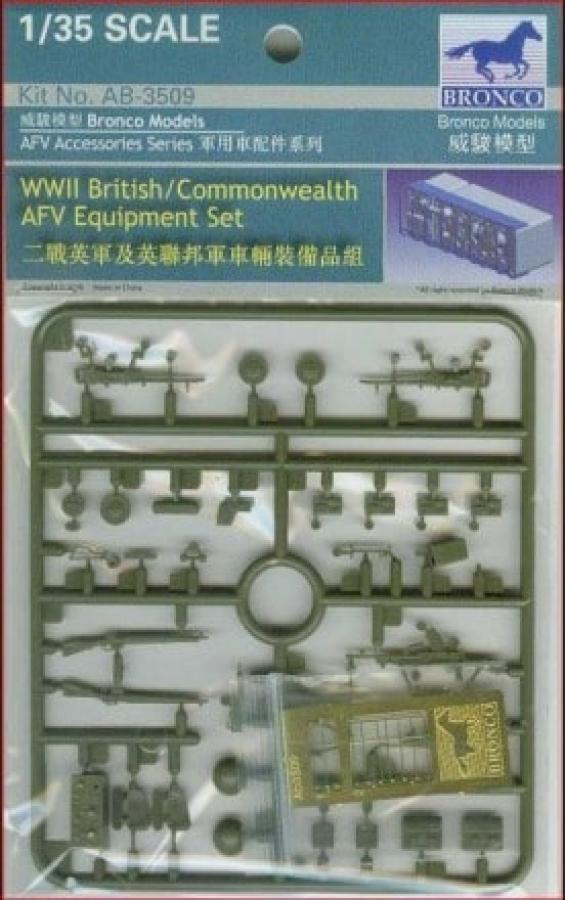 1:35 WWII British/Commonwealth AFV equipment