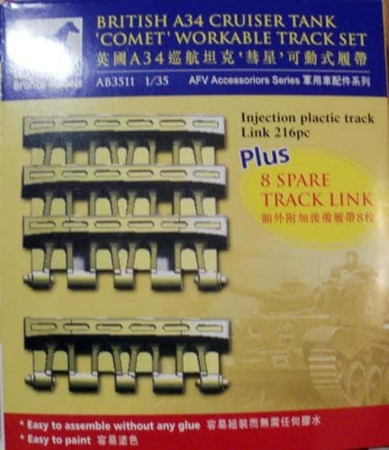 1:35 A34 Comet Workable Truck Link Set