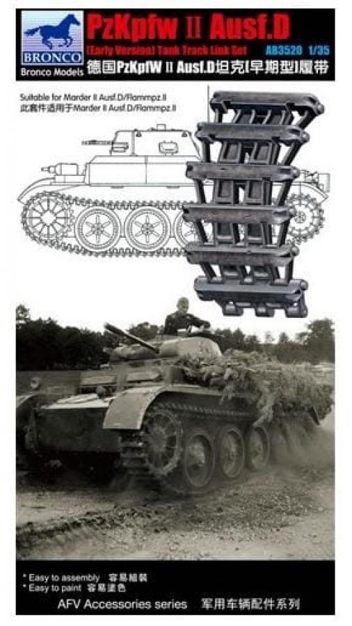 1:35 Pzkpfw.II Ausf.D (Early) Track set