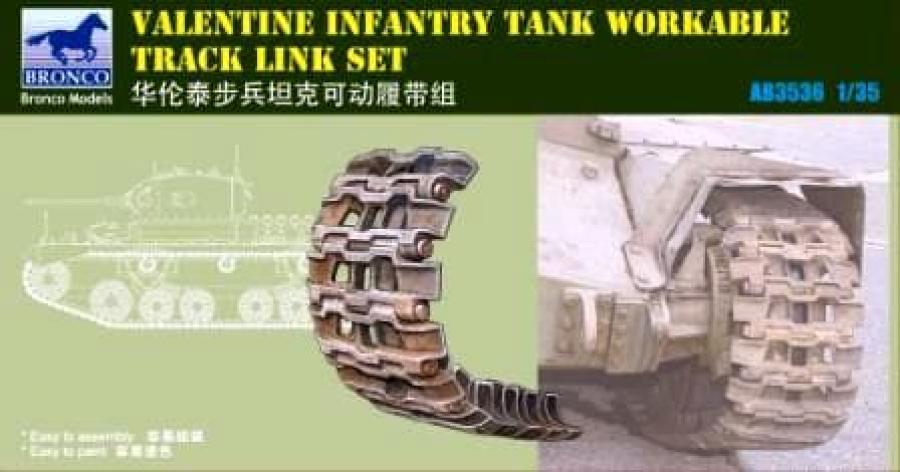 1:35 Valentine Tank Workable Tracks