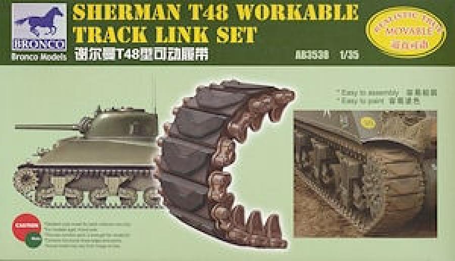 1:35 Sherman T48 Workable Track Link Set