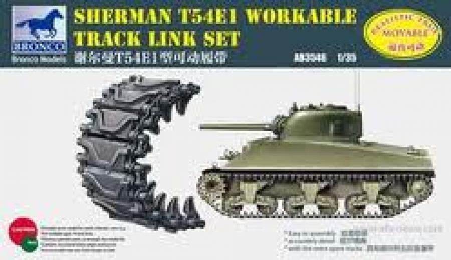 1:35 Sherman T54E1 Workable Track Set