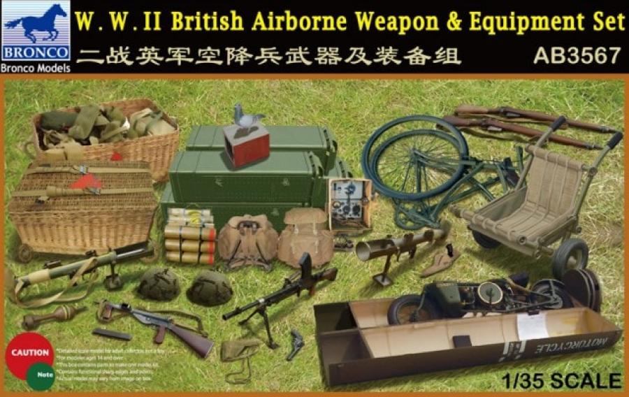 1:35 WWII British Airborne Weapon&Equipment Set
