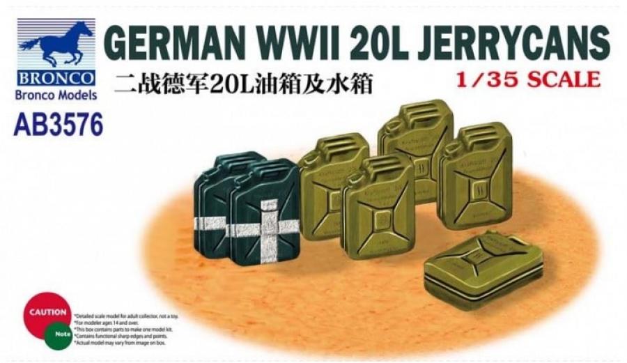 1:35 German WWII 20L Jerrycans