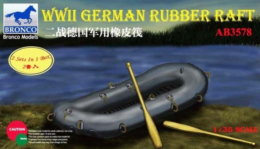 1:35 WWII German Rubber Raft