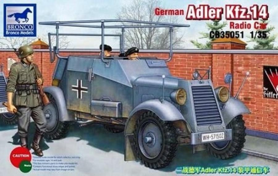 1:35 Adler Kfz.14 Radio Armored Car