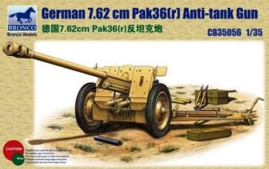 1:35 German Pak36 (r) Anti-Tank Gun