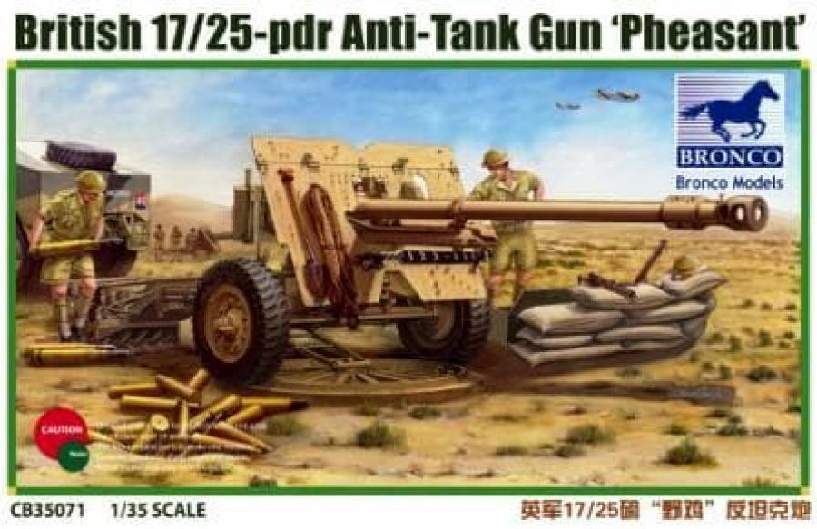 1:35 British 17/25 pdr AT Gun PHEASANT