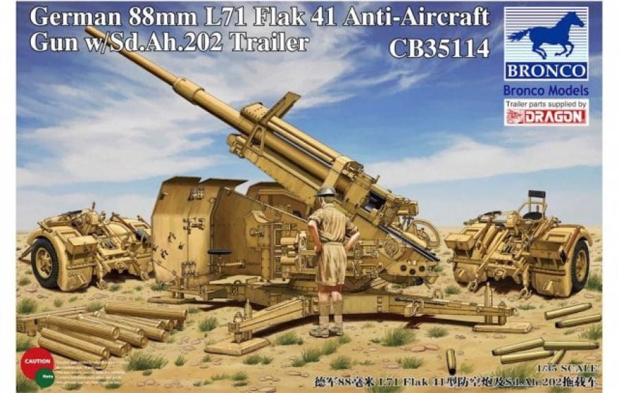 1:35 German 8.8cm L71 Flak41 AA Gun