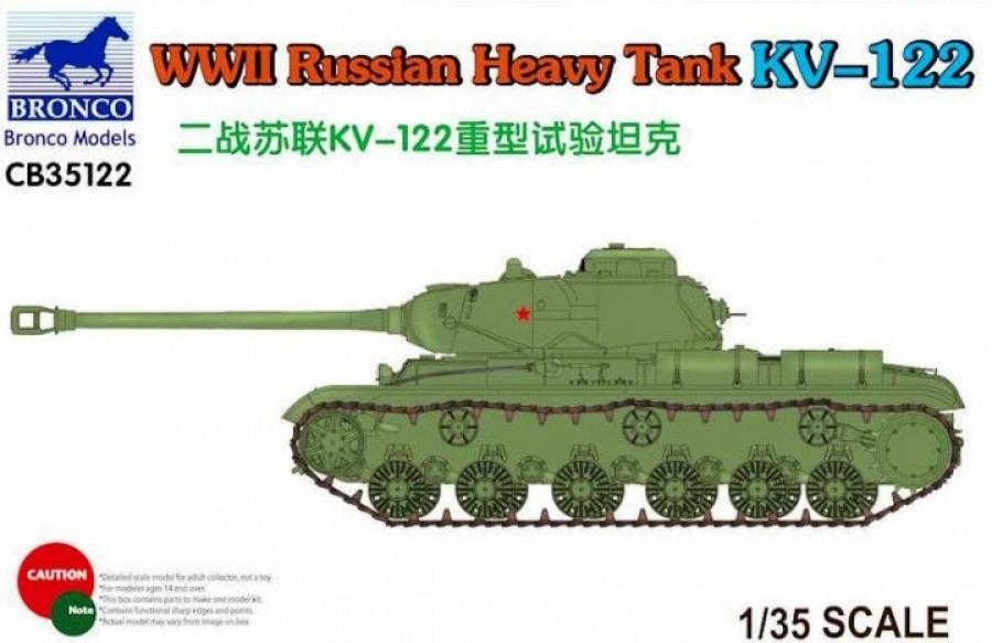 1:35 WWII Russian Heavy Tank KV-122