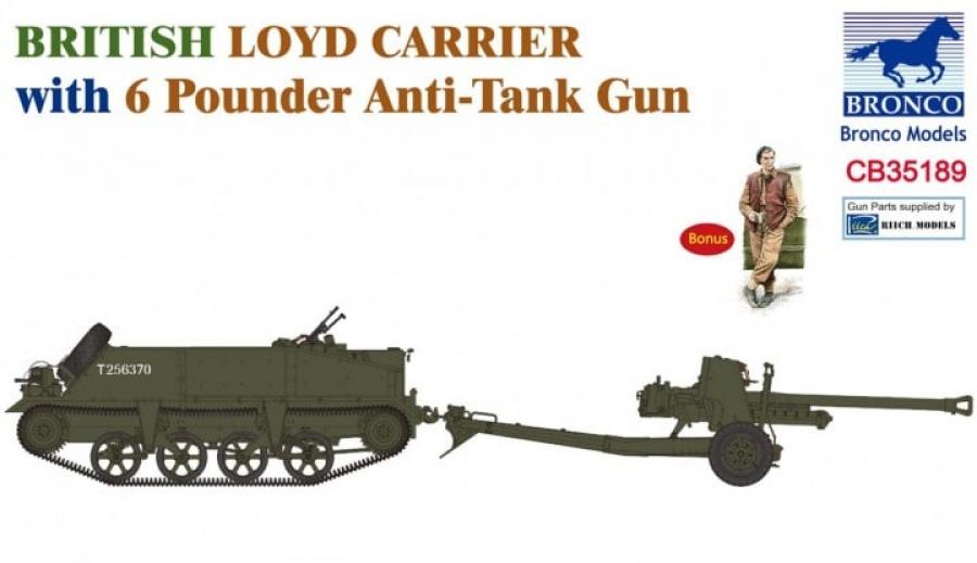 1:35 British Loyd Carrier with 6 Pounder