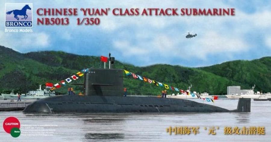 1:350 Chinese Yuan class Attack Submarine
