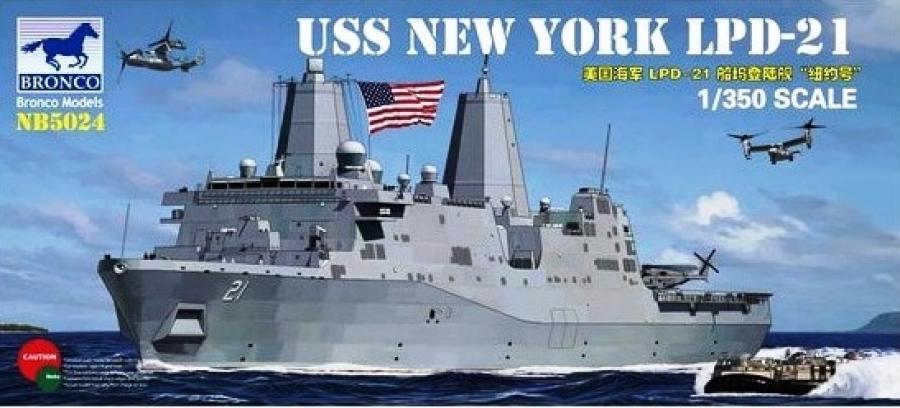 1:350 USS LPD-21 'New York'