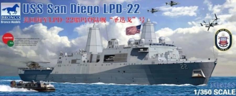 1:350 LPD-22 USS San Diego