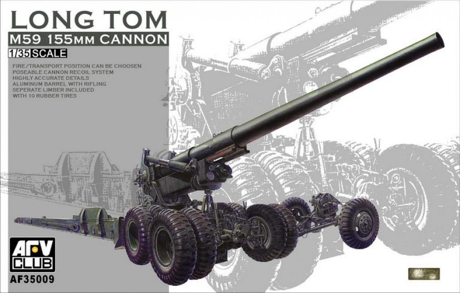 1:35 155mm M59 LONG TOM cannon