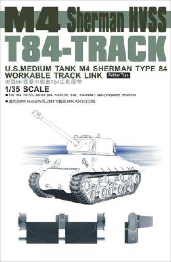 1:35 M4 Sherman HVSS T84-Track