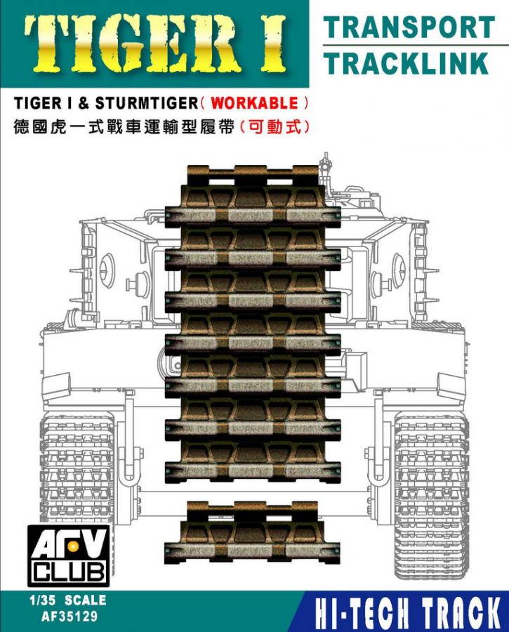 1:35 Tiger I Transport tracks (workable)