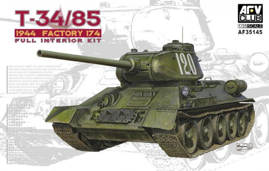 1:35 T-34/85  Factory 174 (Full interior