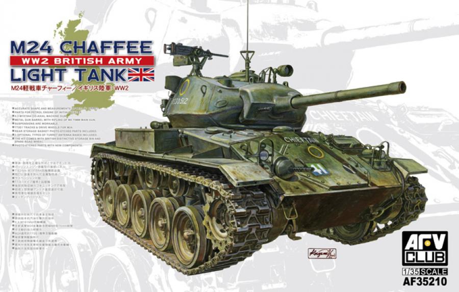 1:35 M24 Chaffee tank WW 2 British Army 