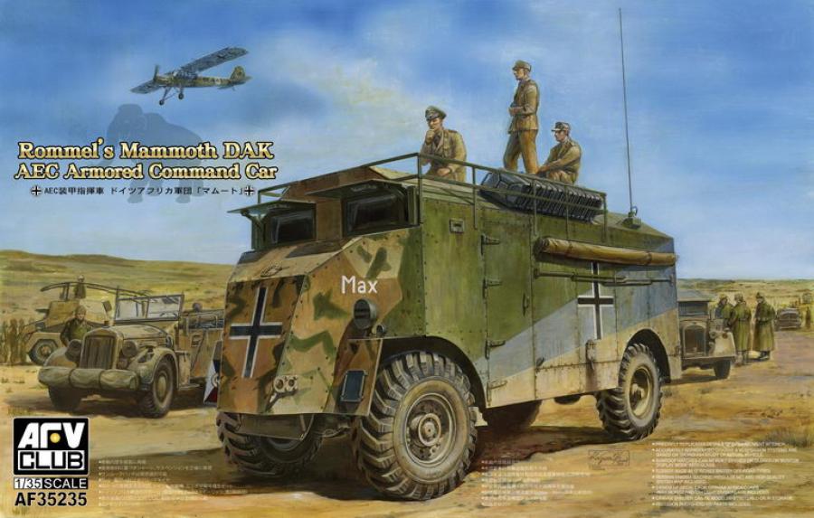 1:35 AEC Armoured Commander Vehicle (German, North Africa)
