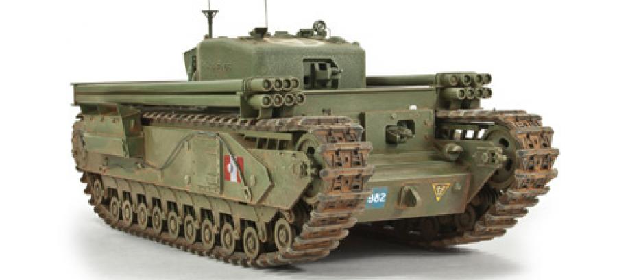 1:35 Churchill avre with snake launcher