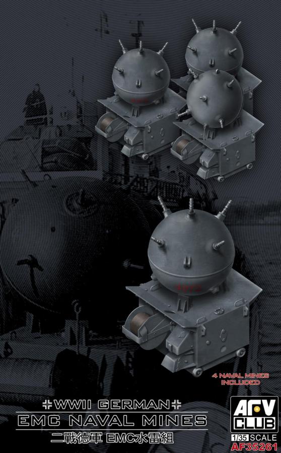 1:35 WWII German EMC type II Naval mines