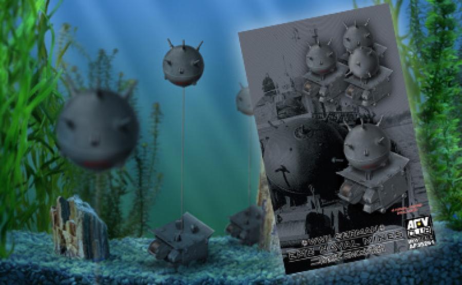 1:35 WWII German EMC type II Naval mines