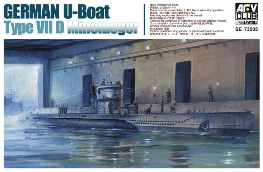 1:350 U Boat Type VII D Minenleger
