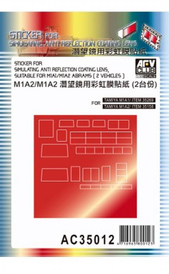 1:35 Sticker anti reflection for M1A1 & M1A2
