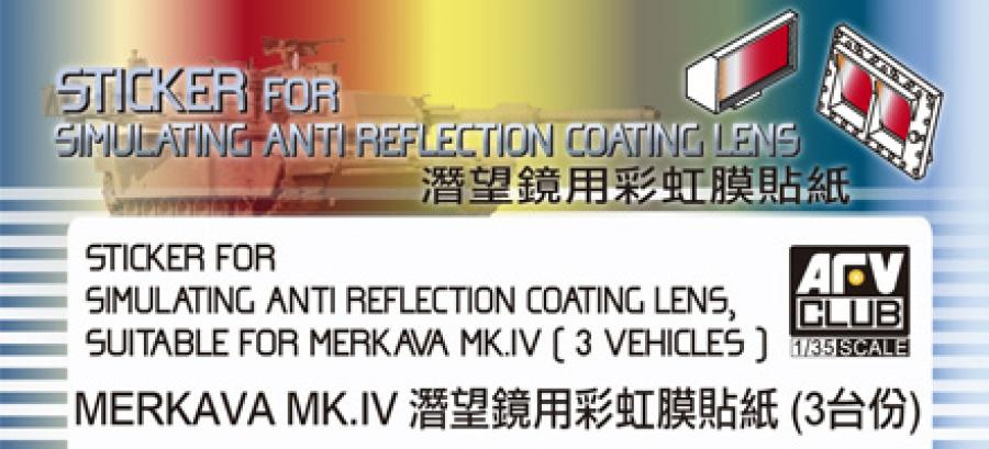 1:35 Sticker anti reflection for Merkava MkIV