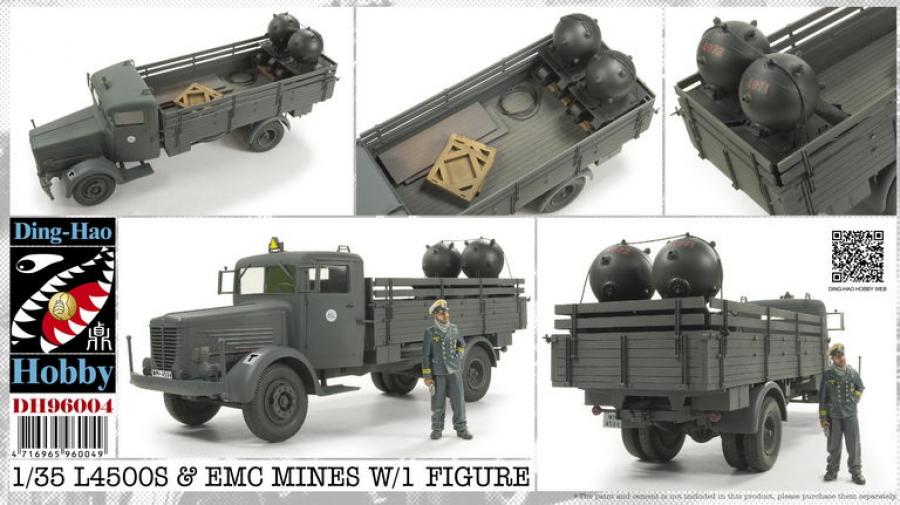 1:35 L4500S & EMC Mines w/1 Figure
