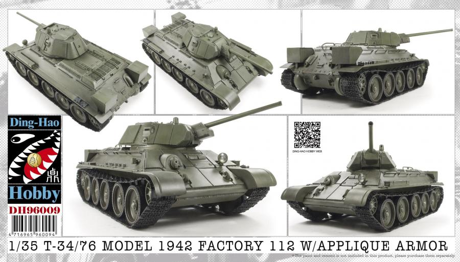 1:35 T34-76 Model 1942 & Applique Armor