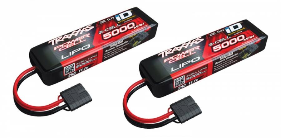 Laturi Traxxas Charger EZ-Peak Dual 8A and 2x3S 5000mAh battery TRX2990GX