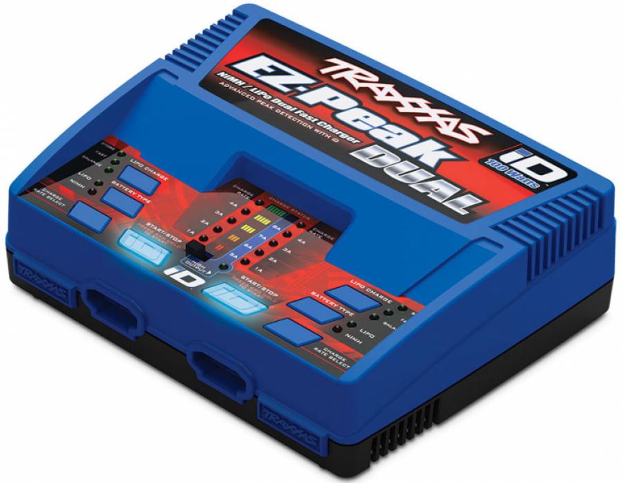 Laturi Traxxas Charger EZ-Peak Dual 8A and 2x3S 5000mAh battery TRX2990GX