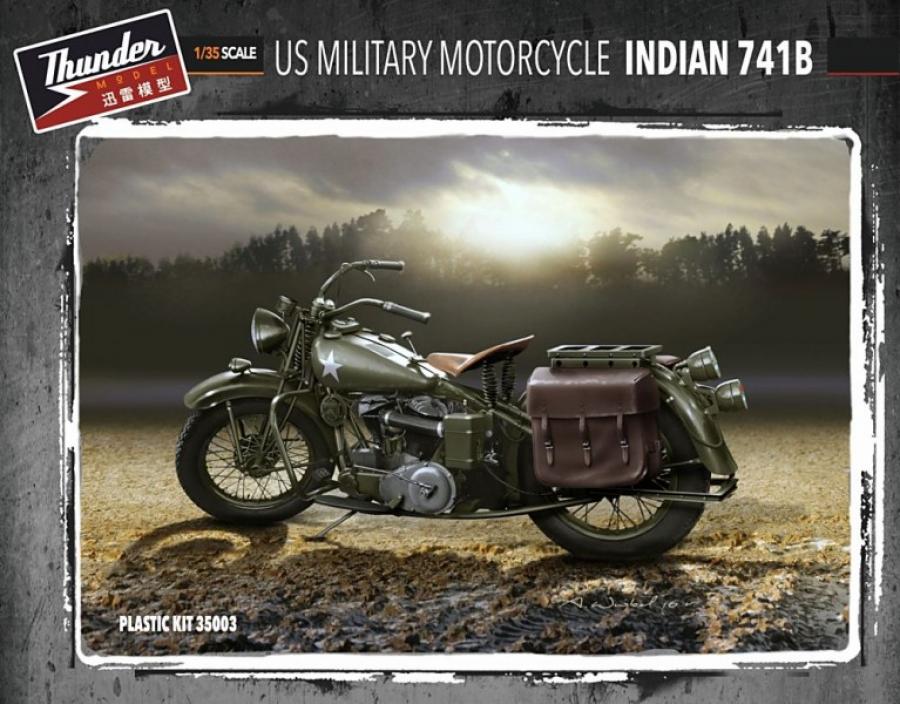 1:35 US Military Motorcycle Indian 741B