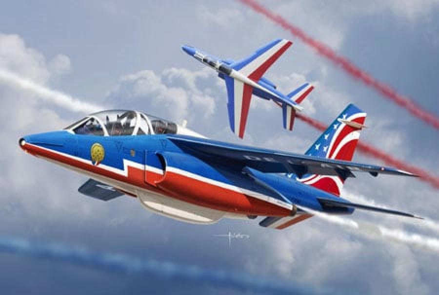 1:48 Alpha Jet Patrouille de 2017 2-in-1 kit