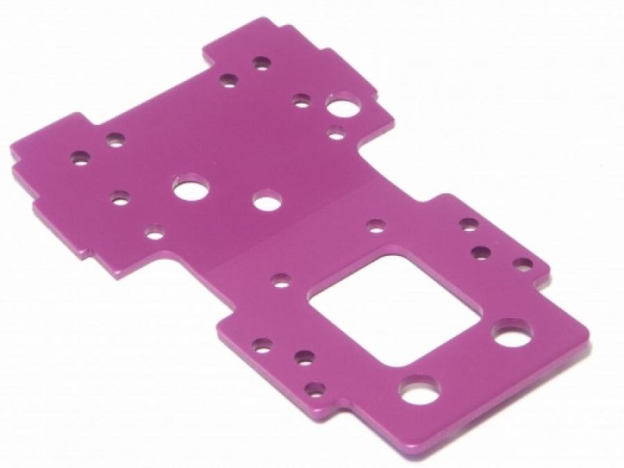 HPI Racing  Bulkhead Lower Plate 2.5mm (Purple) 86067