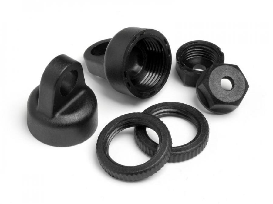 HPI Racing  Shock Cap And Preload Collar Set 100317