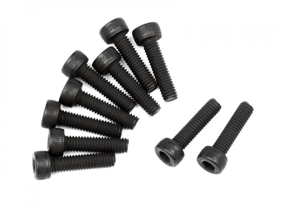 HPI Racing  CAPHEAD SCREW M2.5x10mm (10pcs) 107890