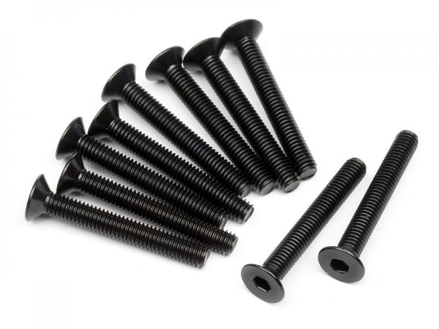 HPI Racing  FLAT HEAD SCREW M3x22mm (HEX SOCKET/10pcs) Z090