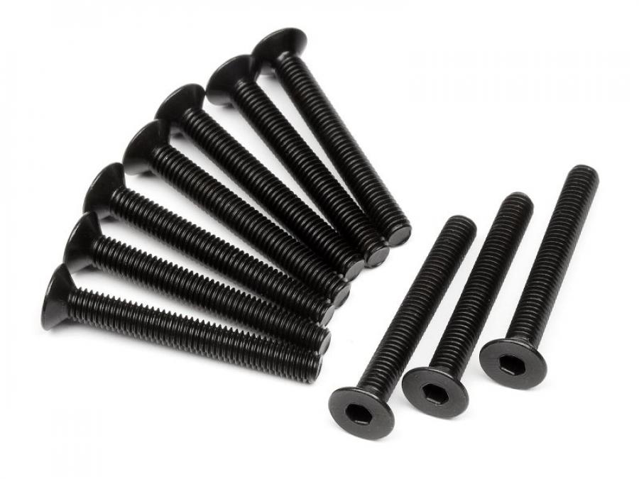 HPI Racing  FLAT HEAD SCREW M3x24mm (HEX SOCKET/10pcs) Z092