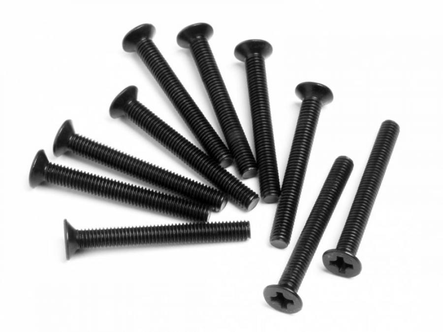 HPI Racing  FLAT HEAD SCREW M3x26mm (10pcs) Z349