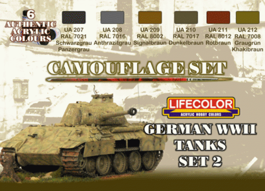 German vehicle WWII Paint set n.2