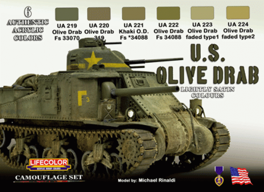 U.S. Olive Drab Paint set