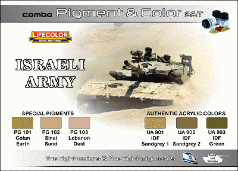Pigment & Color Set, Israeli Army